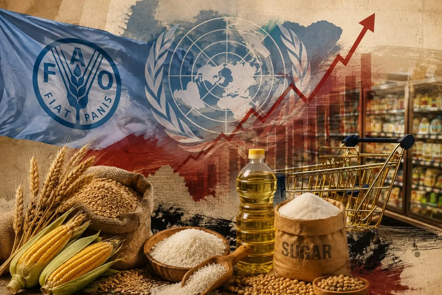 Мировые цены на продукты достигли максимума за 3,5 года