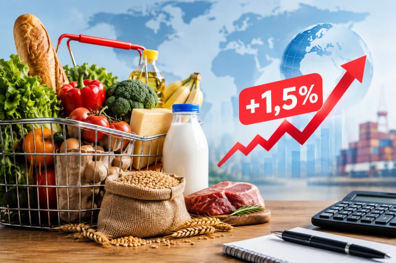 Мировые цены на продукты выросли на 1,5% за сентябрь