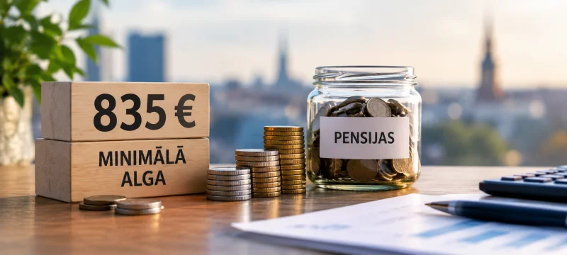 LBAS pieprasa celt minimālo algu līdz 835 eiro un mainīt pensiju sistēmu