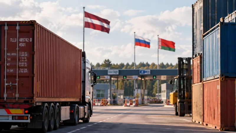 Латвия увеличила экспорт в Россию и Беларусь на 23% за 8 месяцев