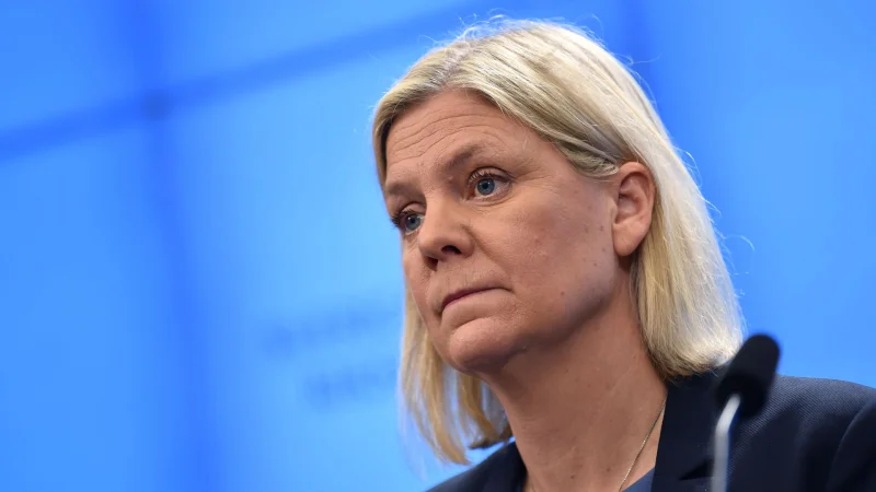 Zviedrijā sociāldemokrātu līdere Andešone nespēj izveidot valdību