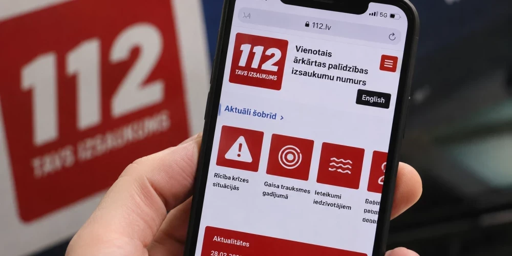 Сайту 112.lv требуется 600 000 евро для защиты от перегрузок