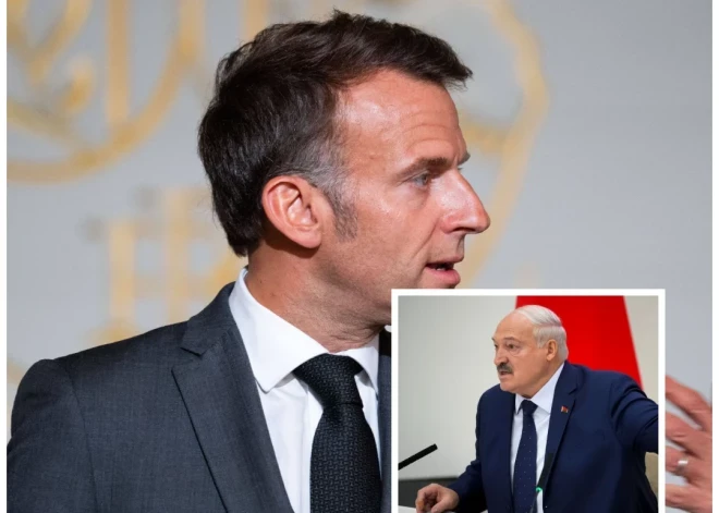 Makrons pirmo reizi kopš 2022. gada sazinājies ar Lukašenko