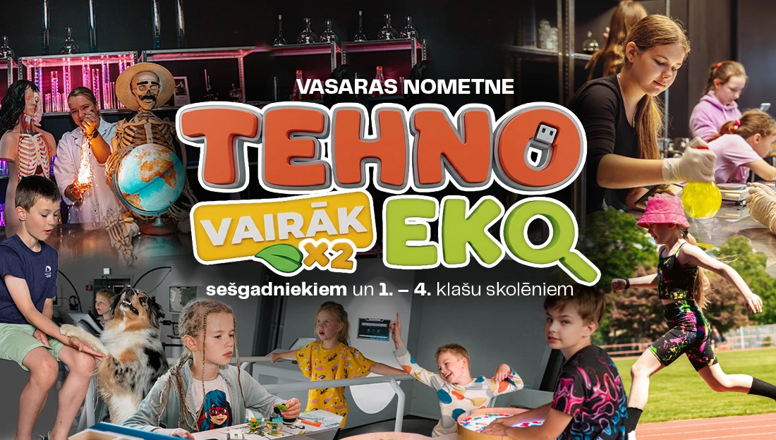 Ventspils zinātnes centrs VIZIUM izziņo vasaras nometnes bērniem