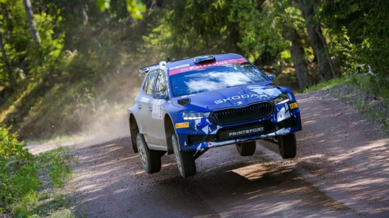 Somijas rallijā triumfē igauņu pilots Patriks Enoks