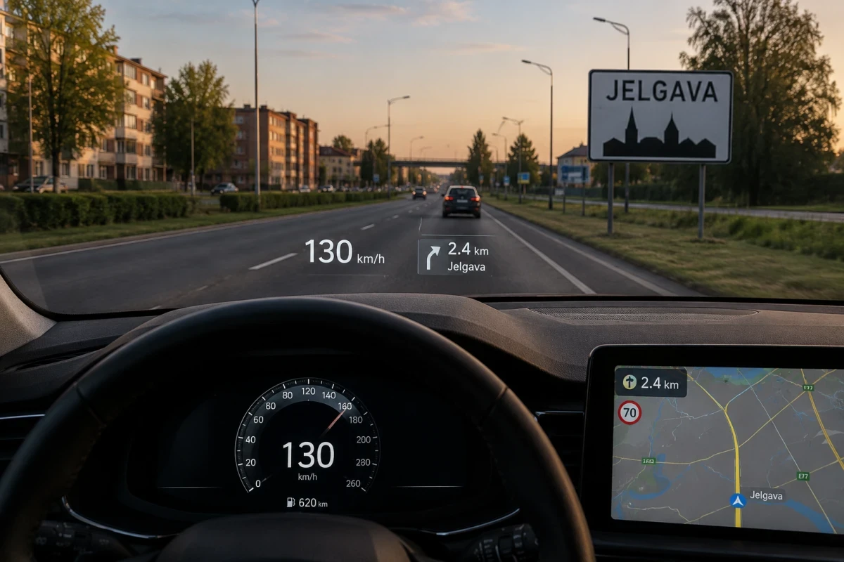 Jelgavas novadā par ievērojamu ātruma pārsniegšanu aptur divus auto