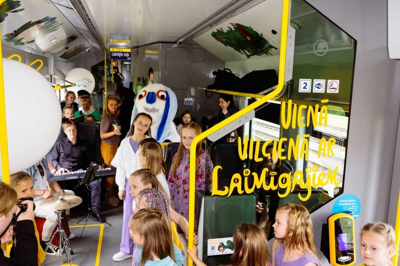 Latvijas pilsētās ievieš īpašus Laimīgo vilciena maršrutus