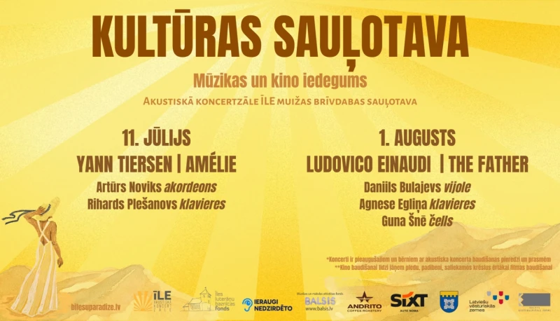 Īlē atklās otro Kultūras sauļotavas sezonu ar koncertu un kino