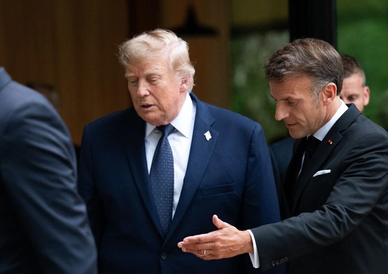 Макрон: Трамп изменил мнение о перспективах Украины после G7