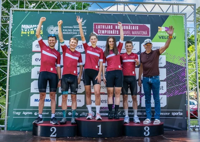 Klismets un Ermane-Marčenko uzvar Latvijas Gravel čempionātā