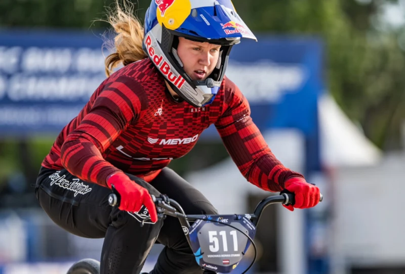 Veronika Monika Stūriška izcīna sudrabu BMX Eiropas čempionātā