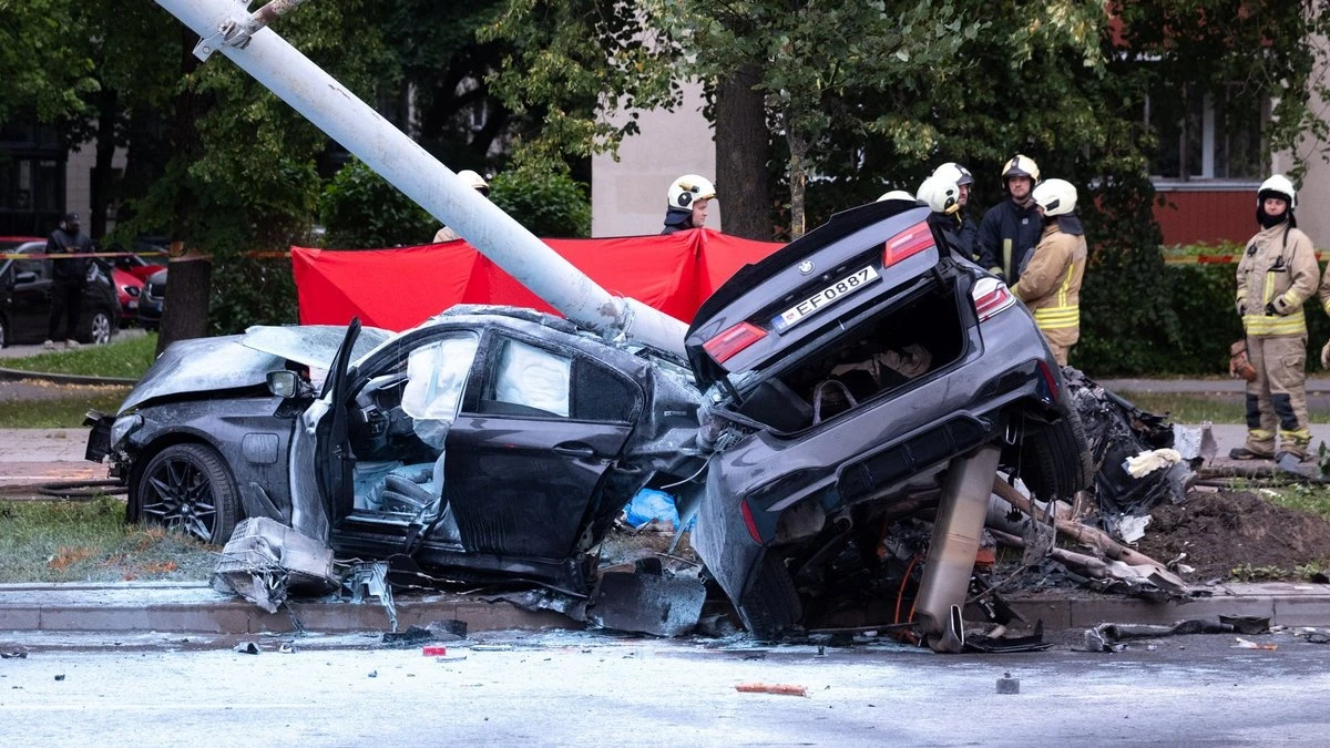 Viļņā iereibusi 19 gadus veca autovadītāja izraisa traģisku avāriju