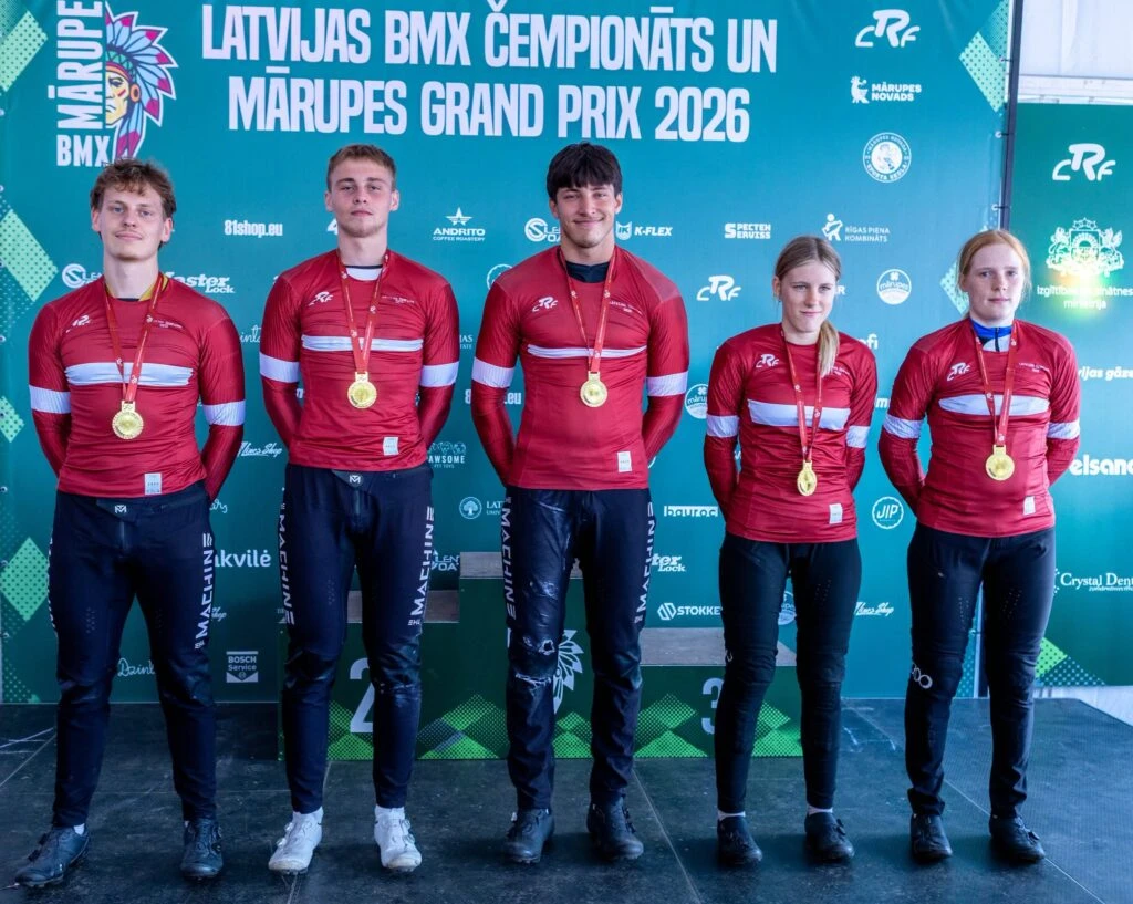Mārupē noskaidroti Latvijas čempioni BMX riteņbraukšanā