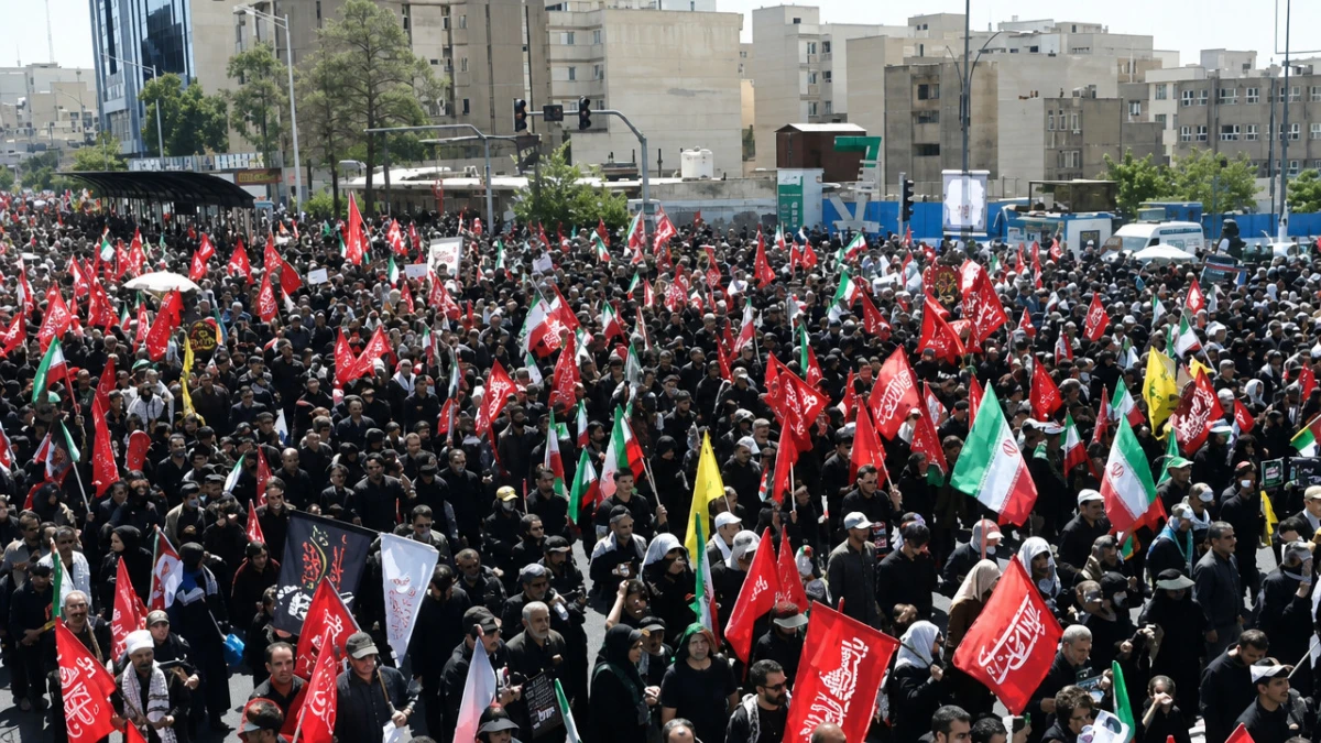 Teherānā miljoniem cilvēku atvadās no Ali Hamenei