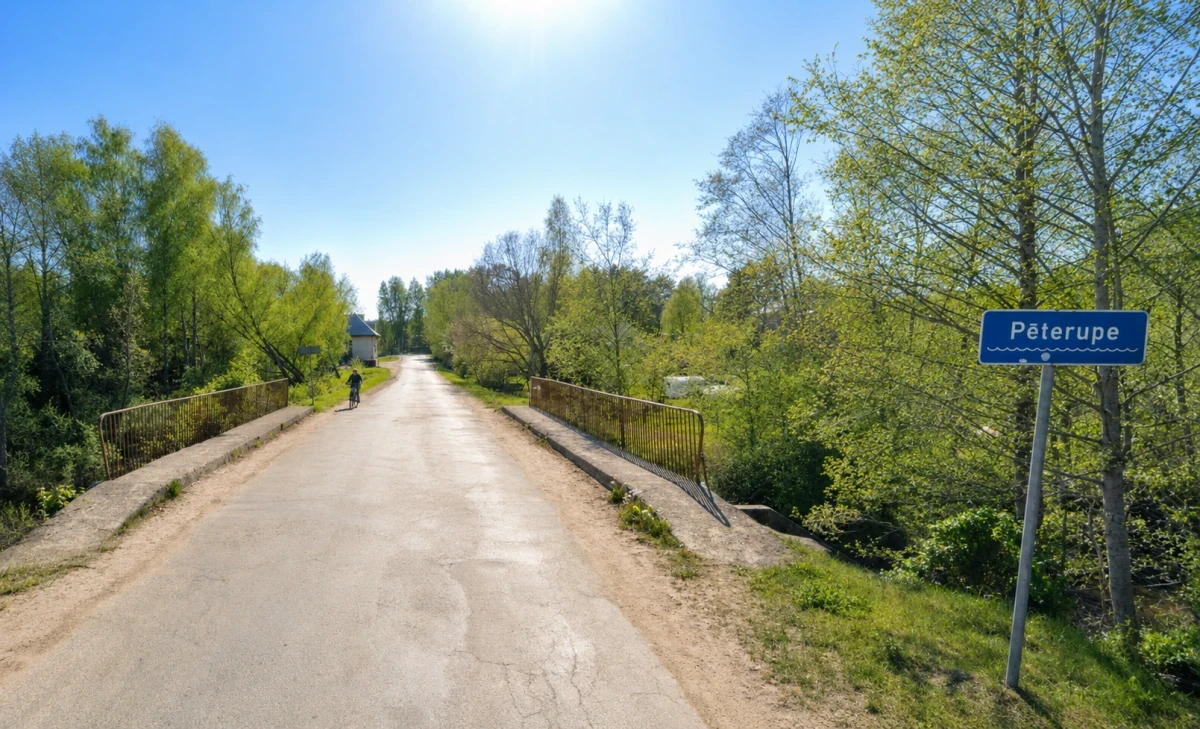 Велосипедист погиб в Саулкрастском крае, упав в реку
