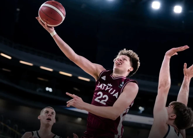 Latvijas U-20 basketbolisti Eiropas čempionātā piekāpjas Serbijai