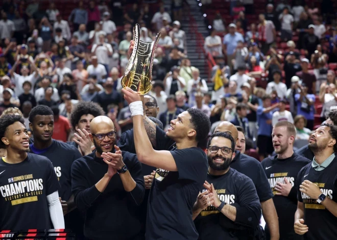 Kristapa Porziņģa pārstāvētā Warriors uzvar NBA Vasaras līgā