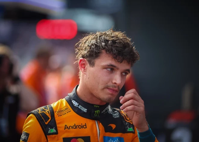 Lando Noriss Ungārijā izcīna savu pirmo uzvaru šajā F1 sezonā