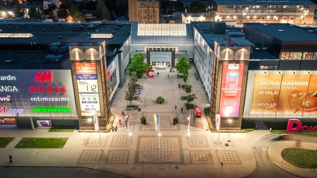 Tirdzniecības centram Domina Shopping jauni īpašnieki no Igaunijas