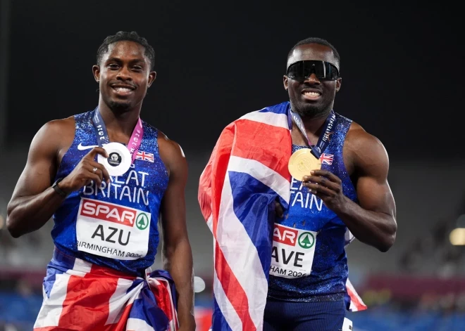 Eiropas čempionātā vieglatlētikā dominē briti un itāļi