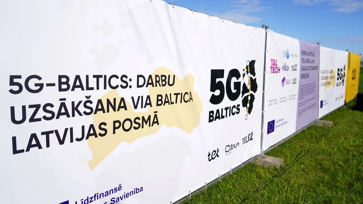 Via Baltica Latvijas posmā sāk 5G tīkla izbūvi