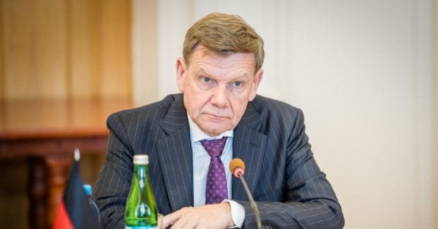 Глава МИД Германии прибыл в Киев накануне Дня независимости