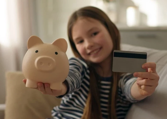 Kad bērnam dot pirmo bankas karti? Latvijas ģimeņu paradumi