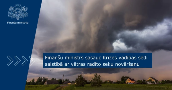 Kučinskis sasauc Krīzes vadības sēdi dabasstihijas dēļ