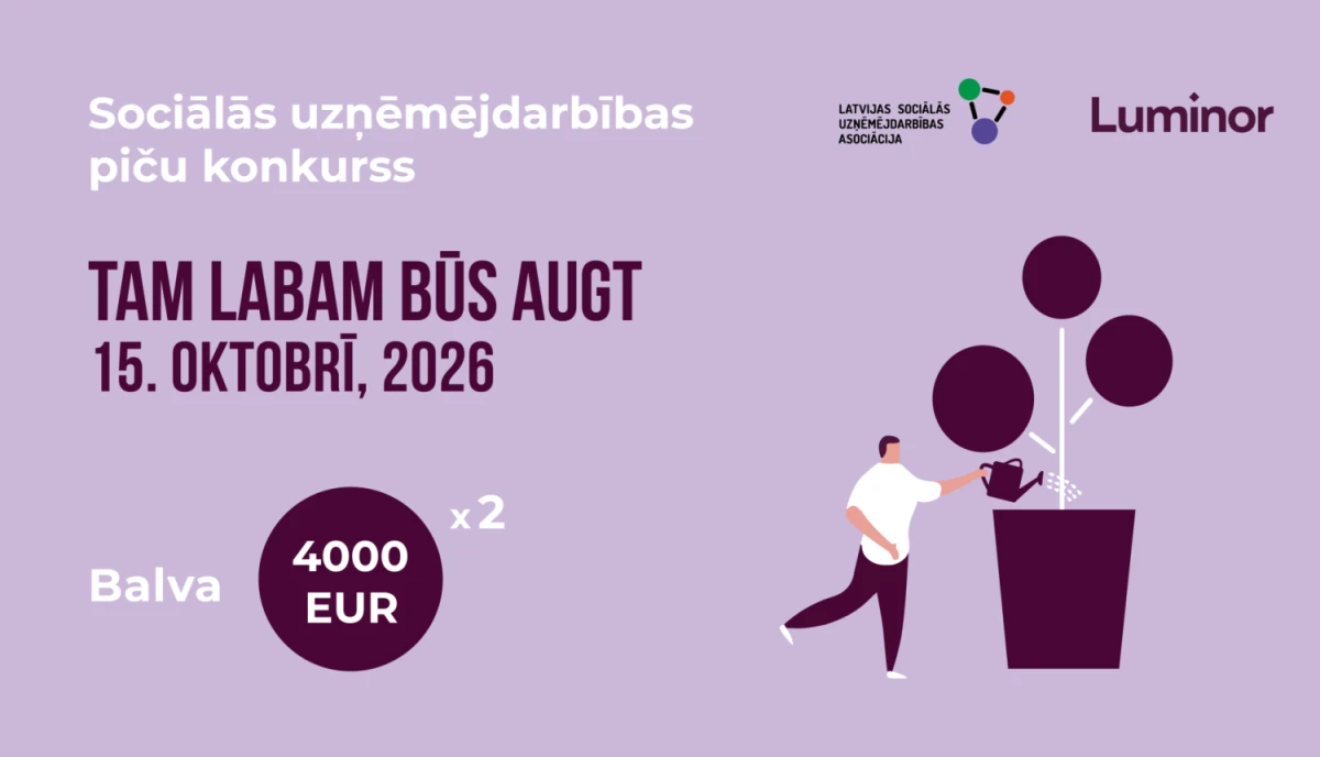 Meklē Latvijas vērtīgākās sociālā biznesa idejas ar 8000 eiro balvu
