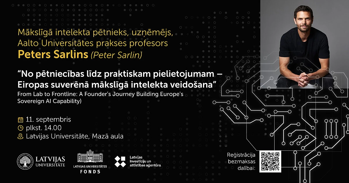 LU viesosies Eiropas MI uzņēmējs Peters Sarlins