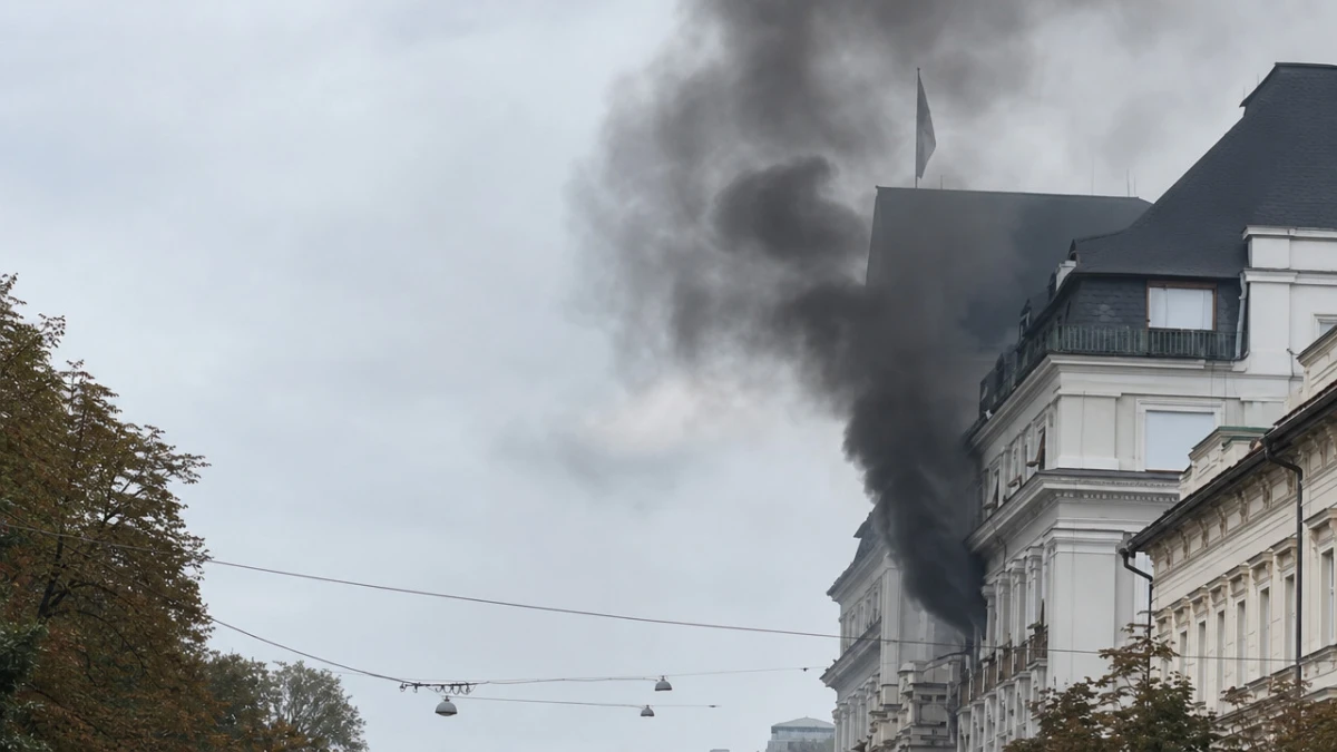 Krievijas drons triec SBU vadītāja kabinetu Kijivas centrā