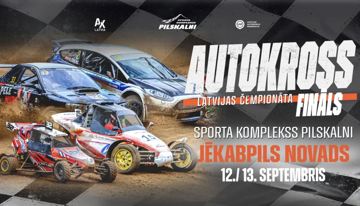 Jēkabpilī izšķirsies Latvijas autokrosa čempionu liktenis