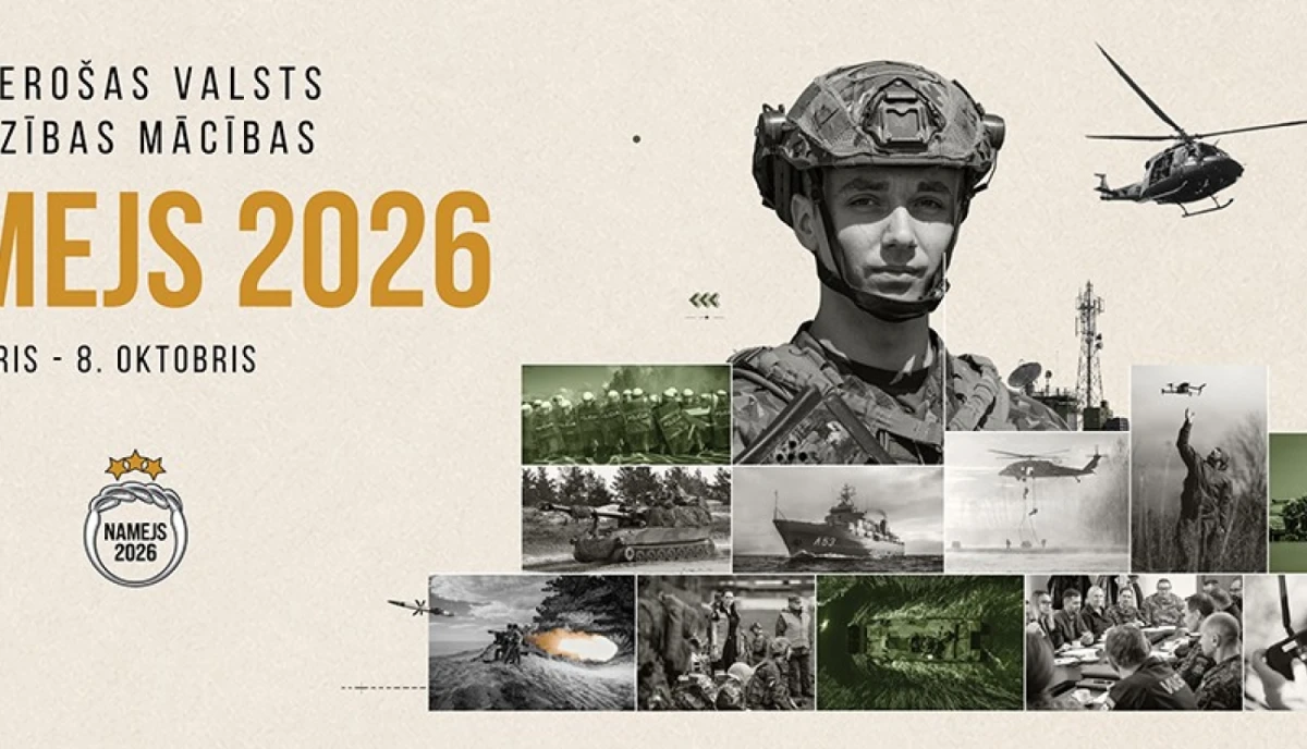 Latvijā sākas plašas militārās mācības Namejs 2026