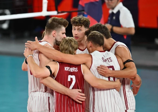 Latvijas volejbolisti Eiropas čempionātā mērosies spēkiem ar Vāciju