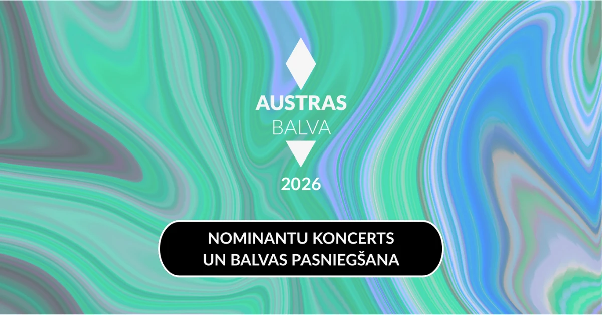 Austras balva 2026: nosaukti pretendenti un koncerta norise