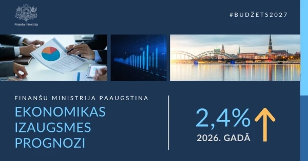 Finanšu ministrija paaugstina Latvijas ekonomikas izaugsmes prognozi