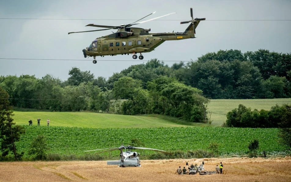 Krievijas karakuģis Baltijas jūrā apdraudējis Dānijas helikopteru