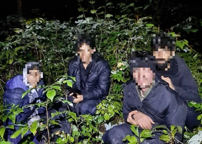 Krāslavas novadā pēc pakaļdzīšanās aiztur nelegālo migrantu pārvadātāju