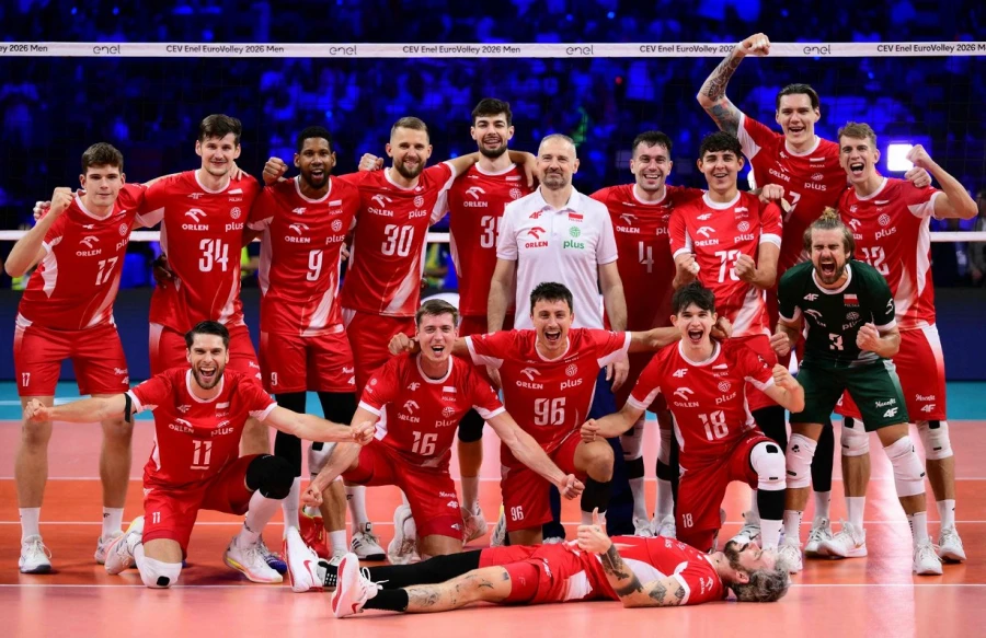 Polijas volejbolisti izcīna trešo Eiropas čempionu titulu