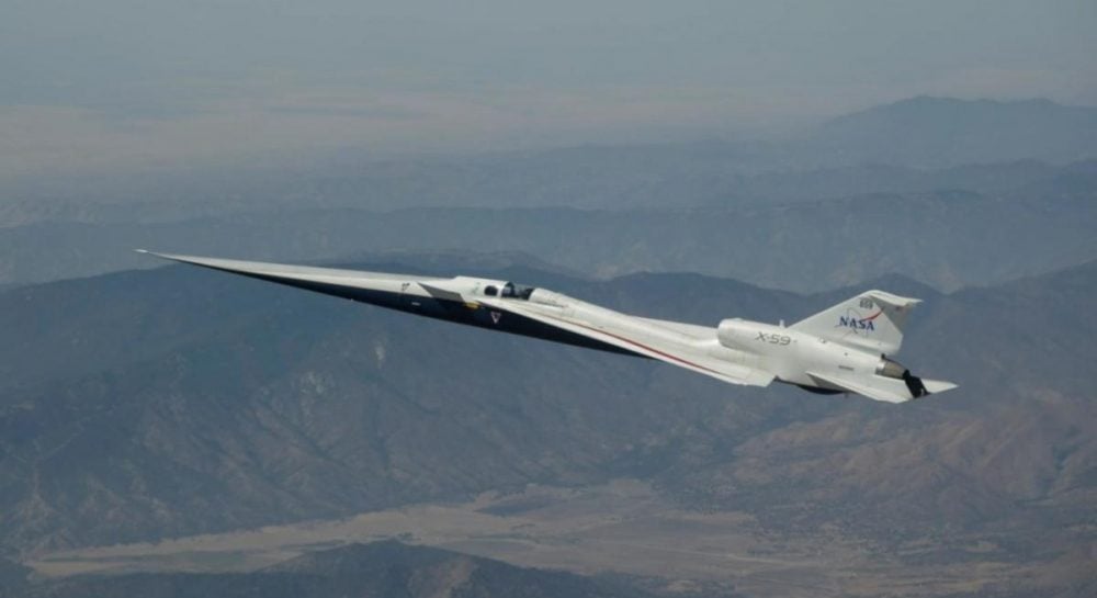 Самолет X-59 установил рекорд скорости в ходе испытаний NASA