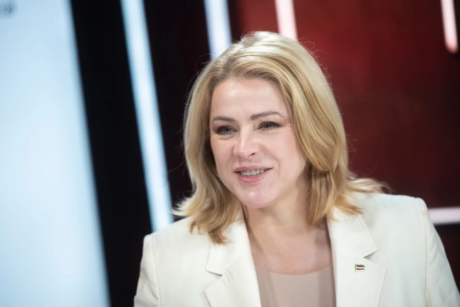 Evika Siliņa argumentē ”Jaunās vienotības” vietu Kulberga valdībā
