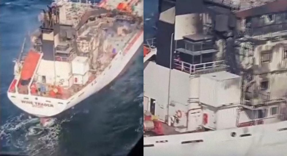 В Черном море загорелся танкер: восемь моряков пропали без вести